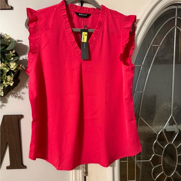 Allegra K Women's Ruffled Sleeveless Blouses Size L, NWT - Picture 3 of 8